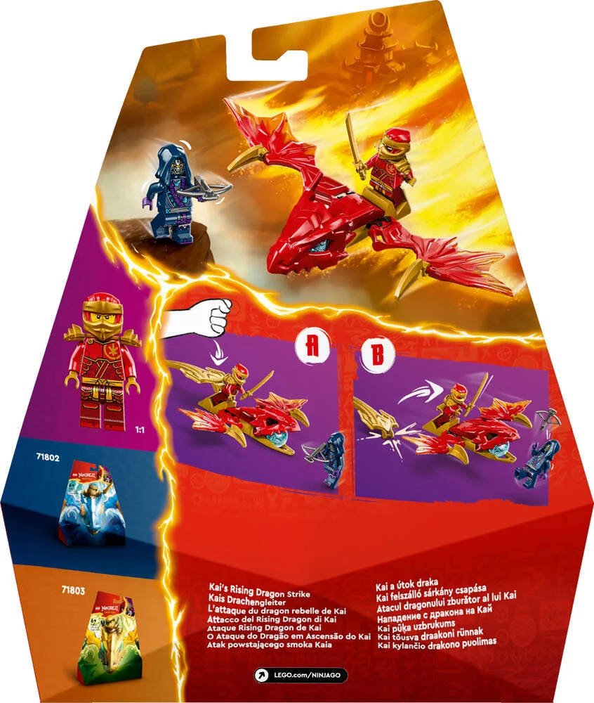 LEGO®NINJAGO® 71801 - L’ATTAQUE DU DRAGON REBELLE DE KAI