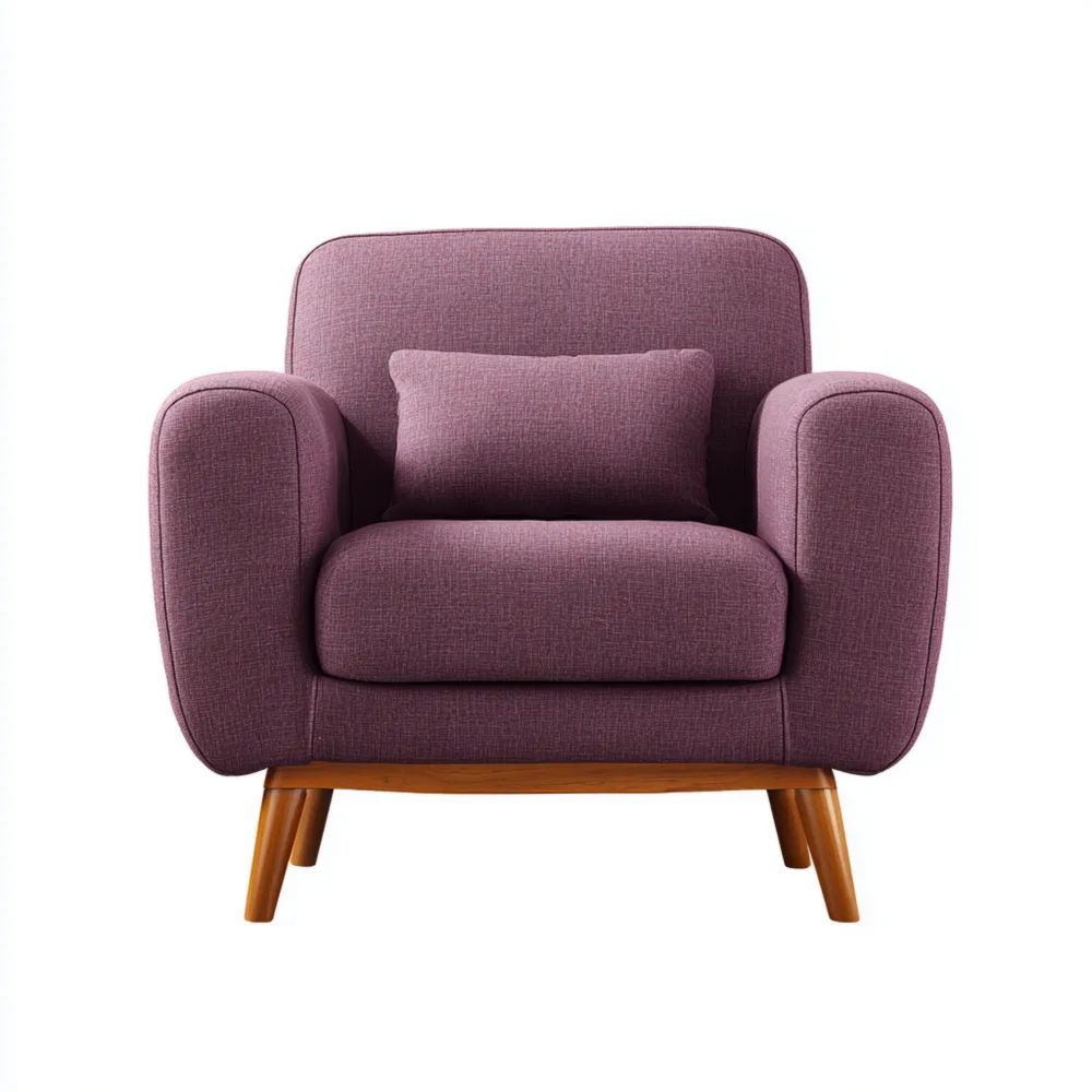 Sessel Stoff 90x80x90 cm - Lila - Modernes Design
