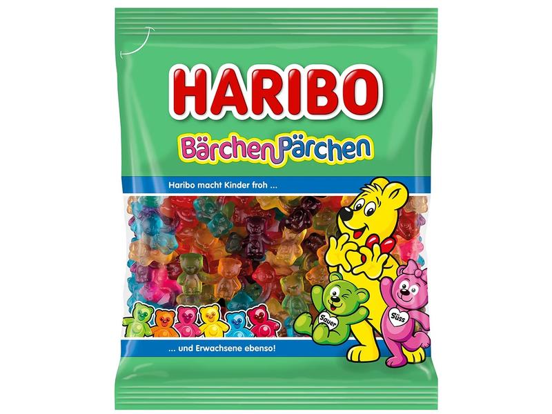 Haribo Gummibonbons Bärchen Pärchen 160 g Süsse und saure Fruchtgummis