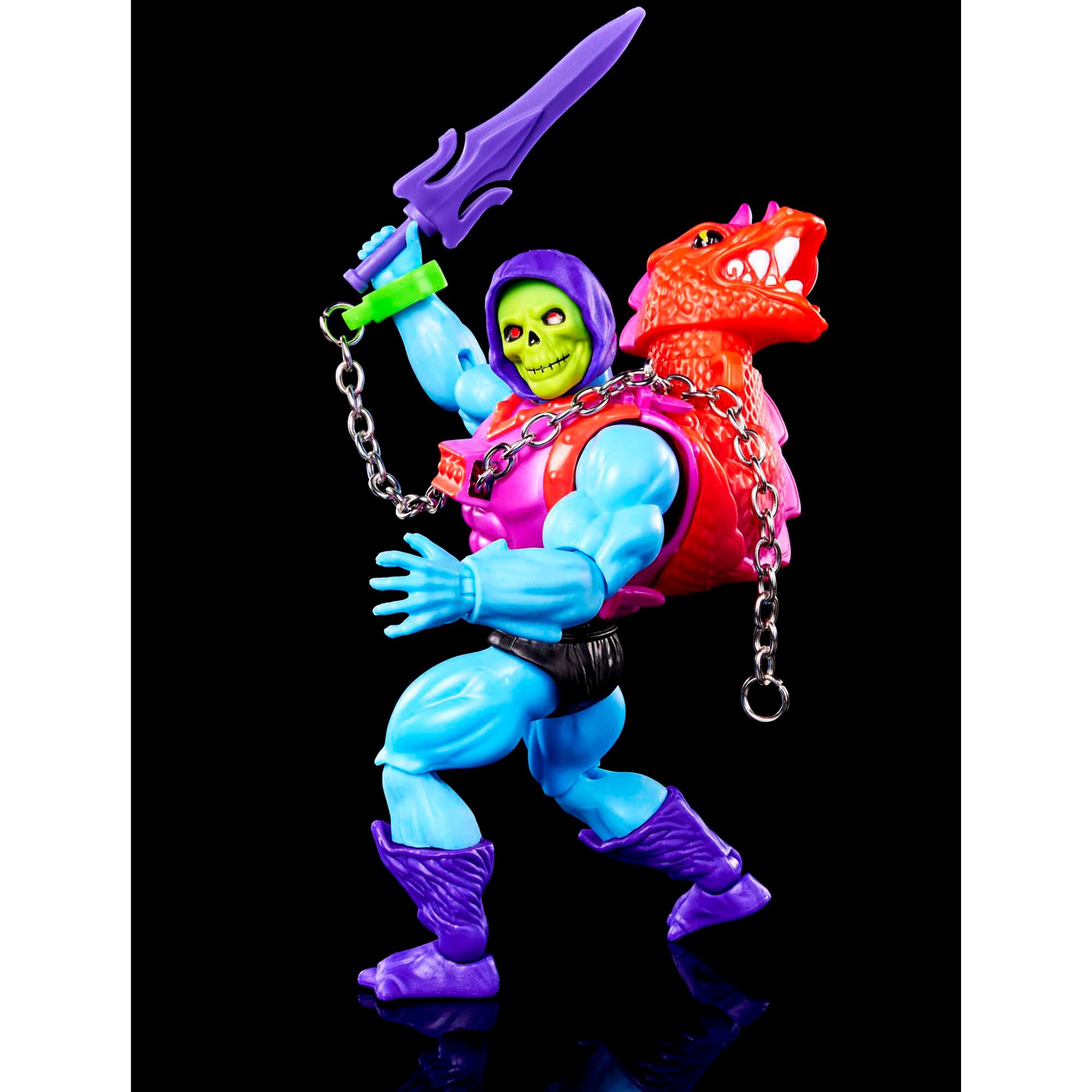 Mattel Spielfigur Masters of the Universe Origins Actionfigur Deluxe Dragon Blaster Skeletor