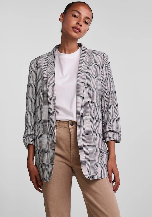 pieces Blusenblazer »PCBOSELLA 3/4 PRINTED BLAZER NOOS« mit 3/4 Ärmel