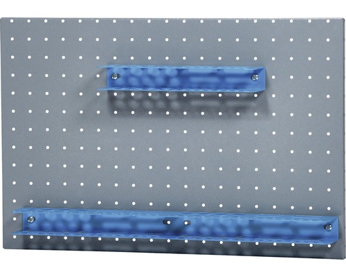 Pegboard 600x380x10 mm zilvergrijs