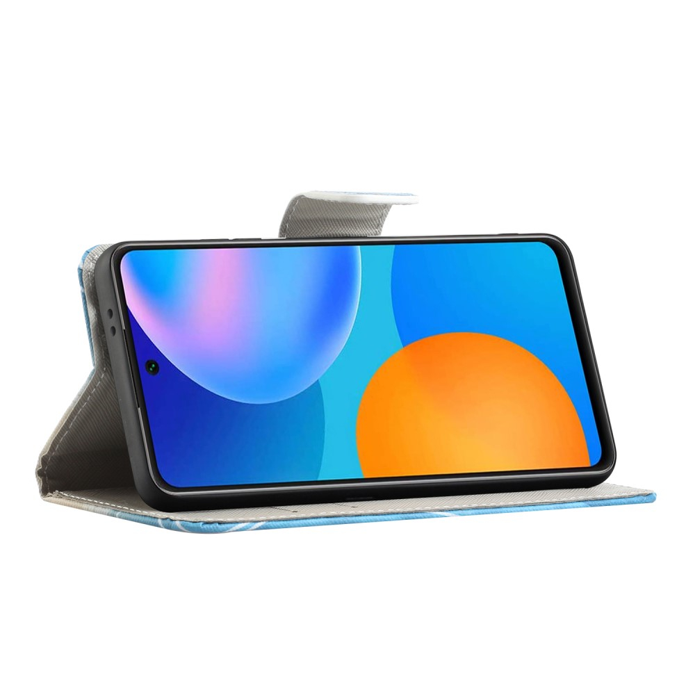 Samsung Galaxy S21 FE 5G Leder Tasche mit Kartenfach Don't Touch My Phone - Schwarz
