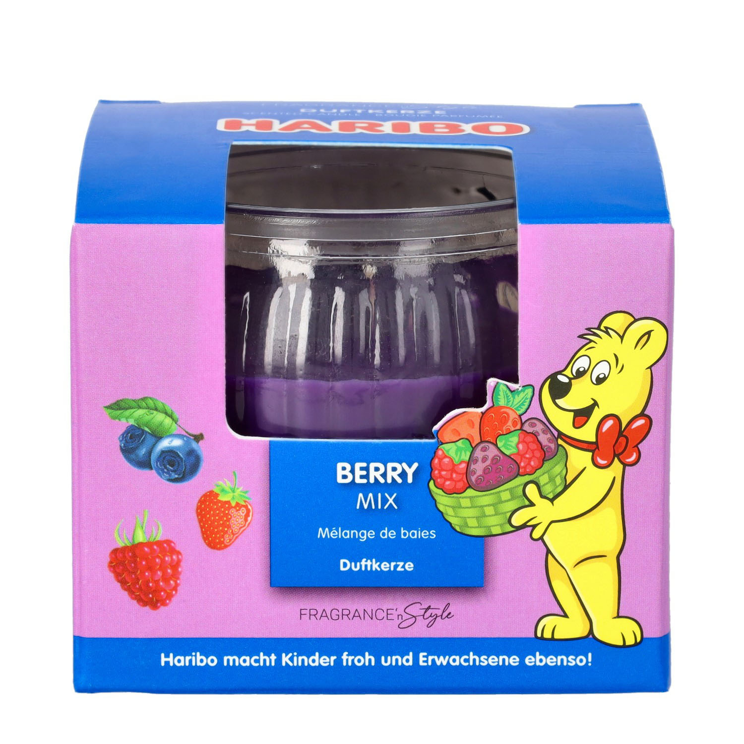 (85g) Duft Kerze im Glas Geschenkidee (13647) - Berry Mix