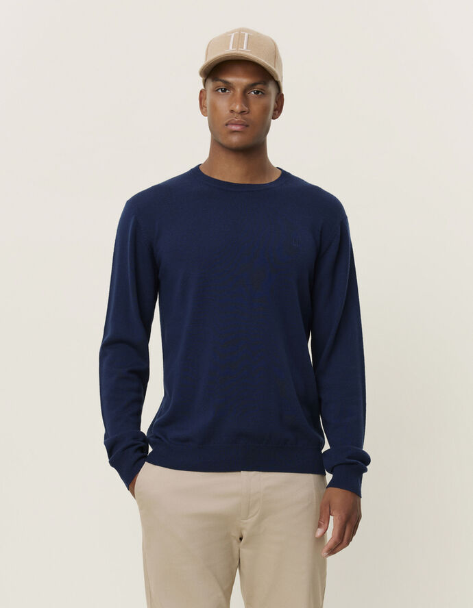 Les Deux Greyson Merino Knit Navy