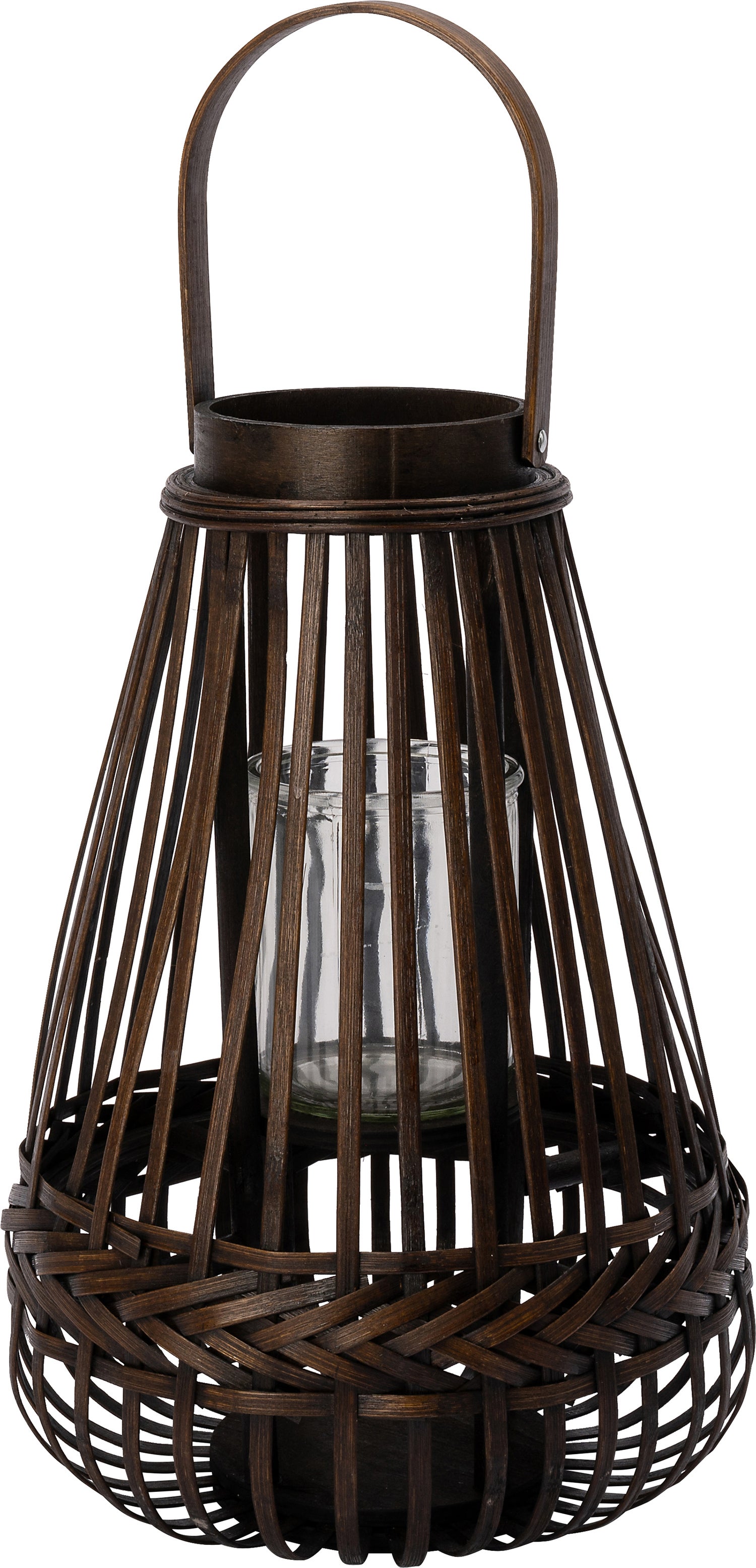 Intratuin windlicht Femke bruin D 26 H 40 cm