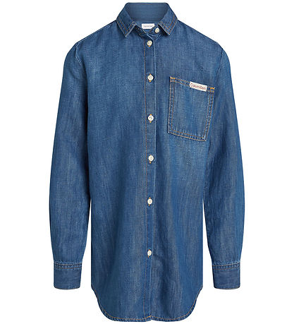 Calvin Klein Hemd - Denim - Mid Serenity Blue