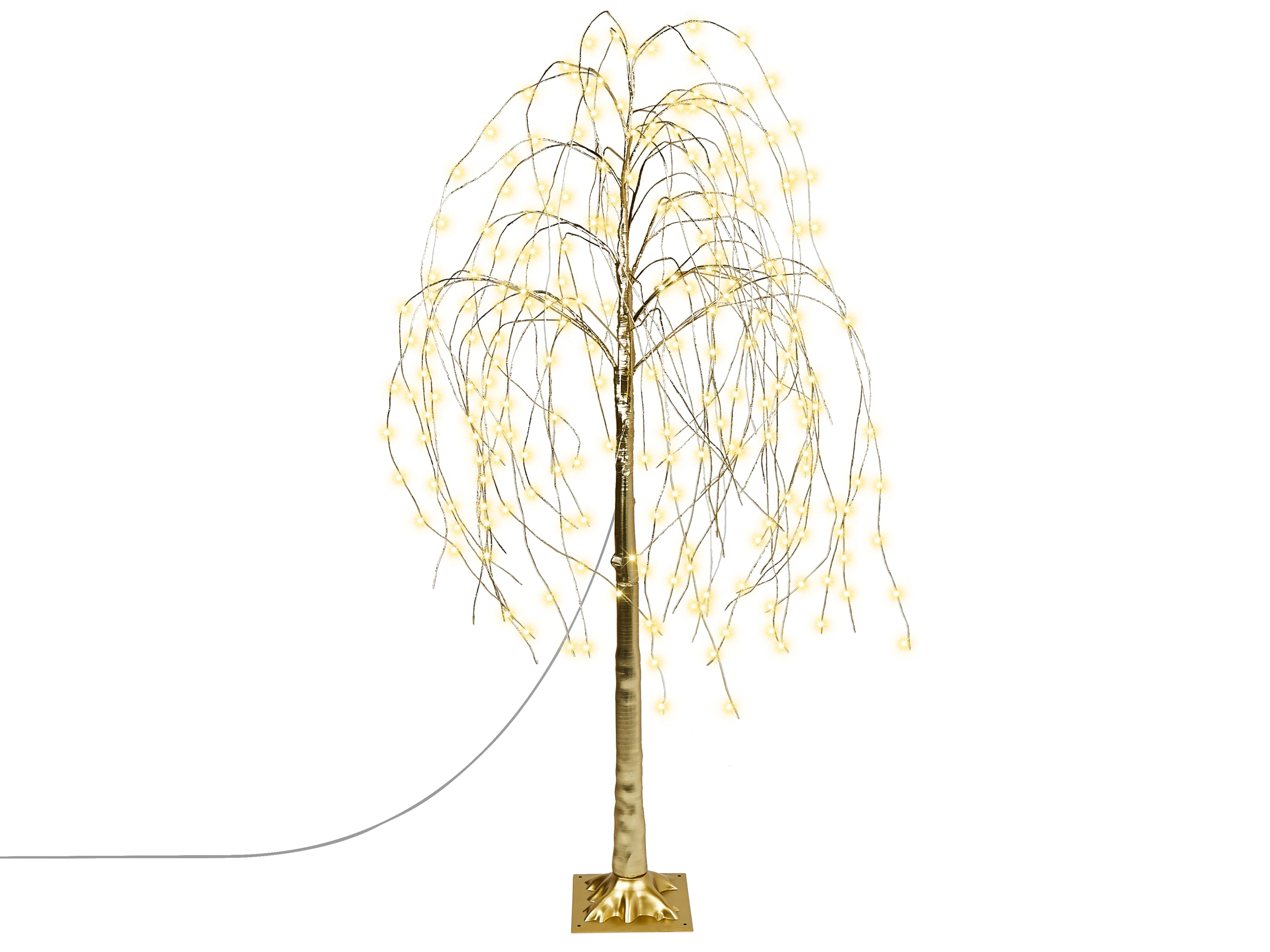 Buitendecoratie LED BALIONI Boom 180 cm Goud