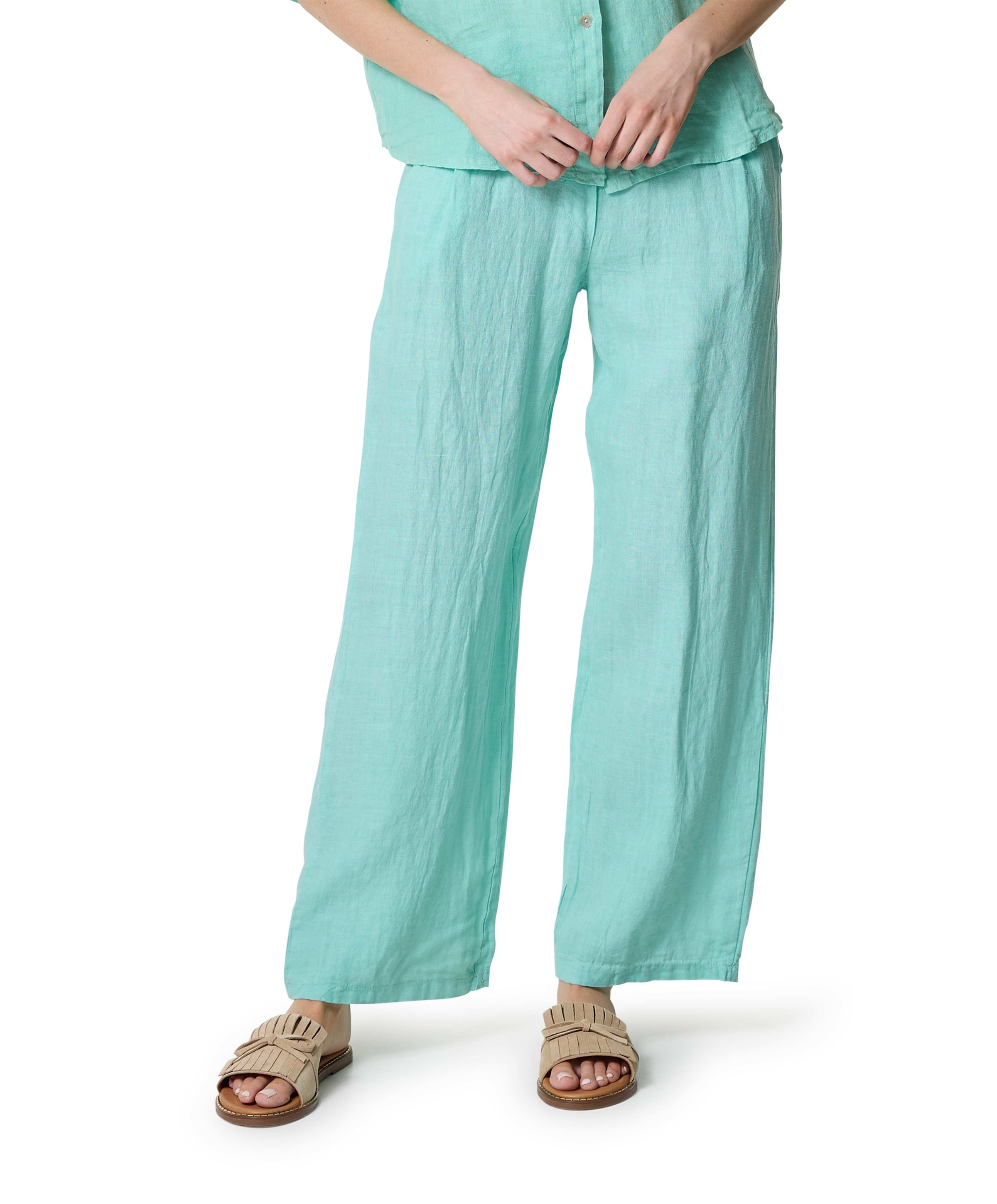 In Shape Liva Solid dames broek groen