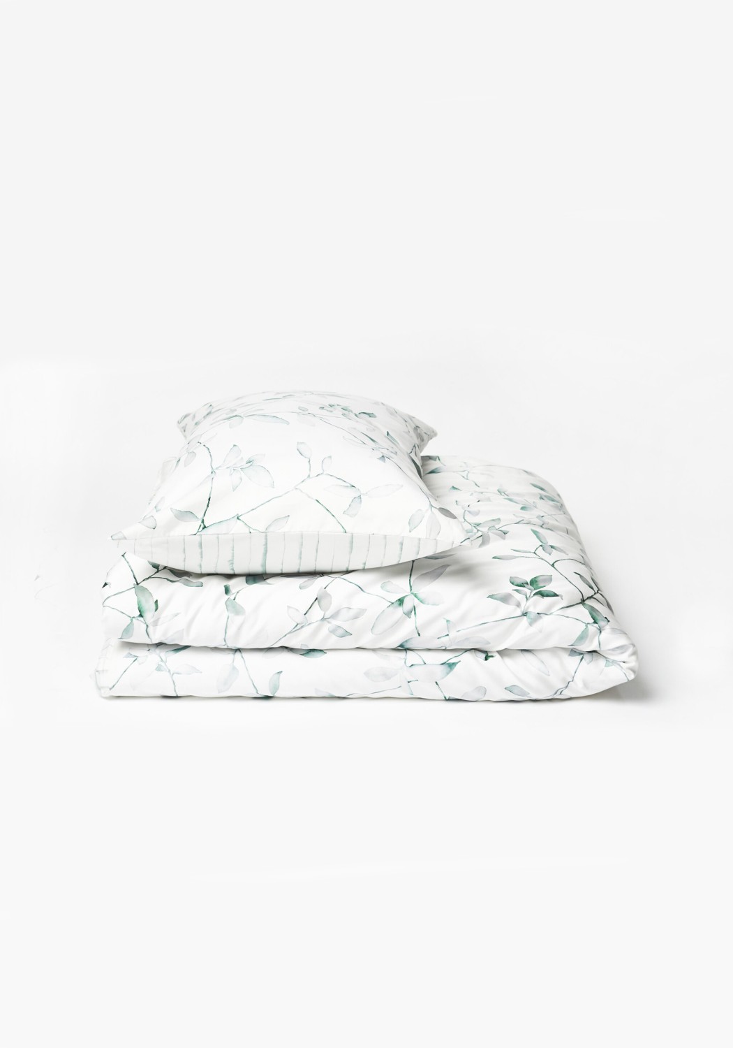 Journey Living Kissenbezug Lutry Snow/Pine Green