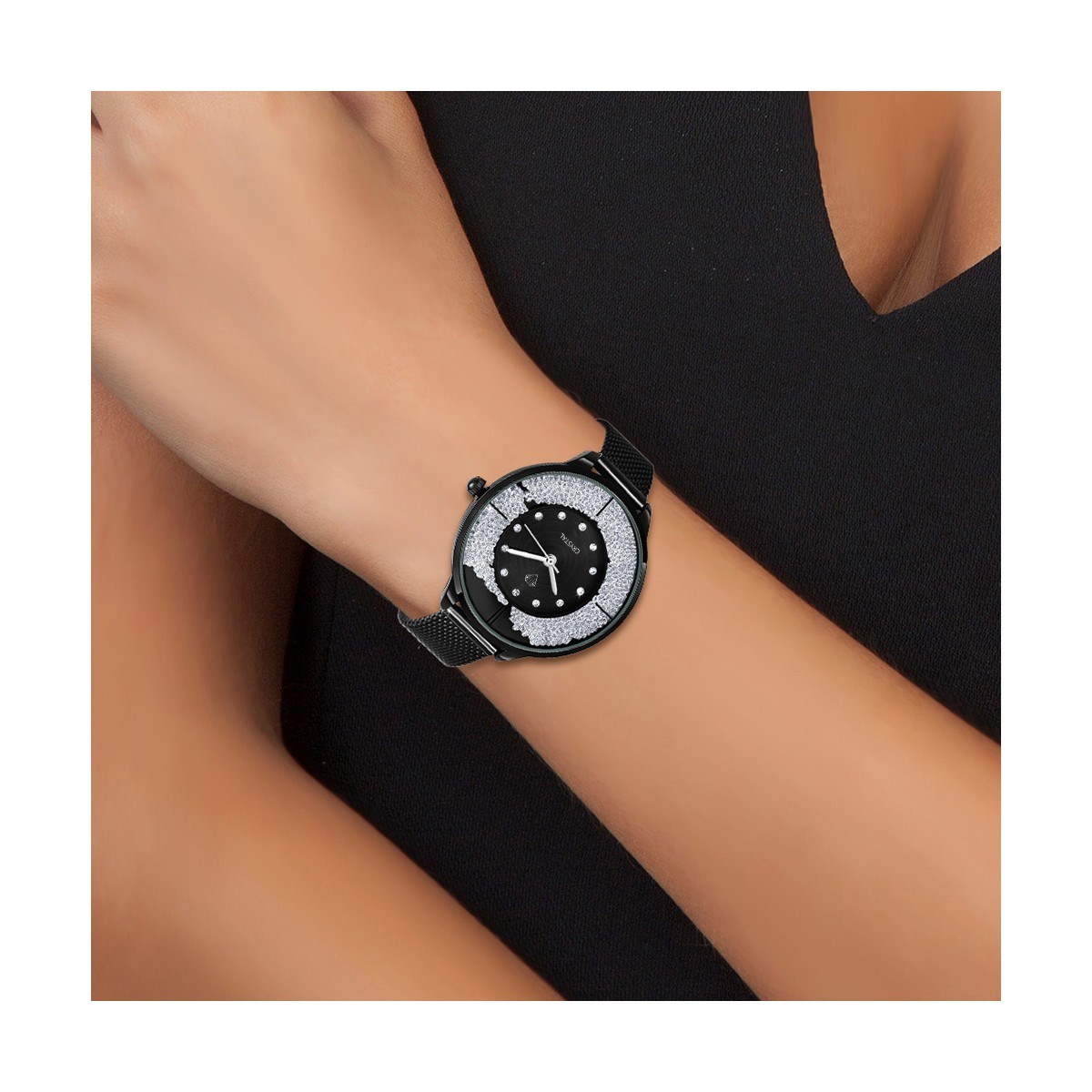 Montre Elsa SC Crystal ornée de Cristaux scintillants