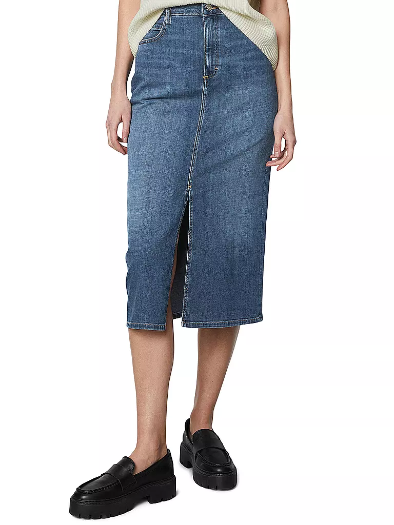 MARC O'POLO Jeansrock blau
