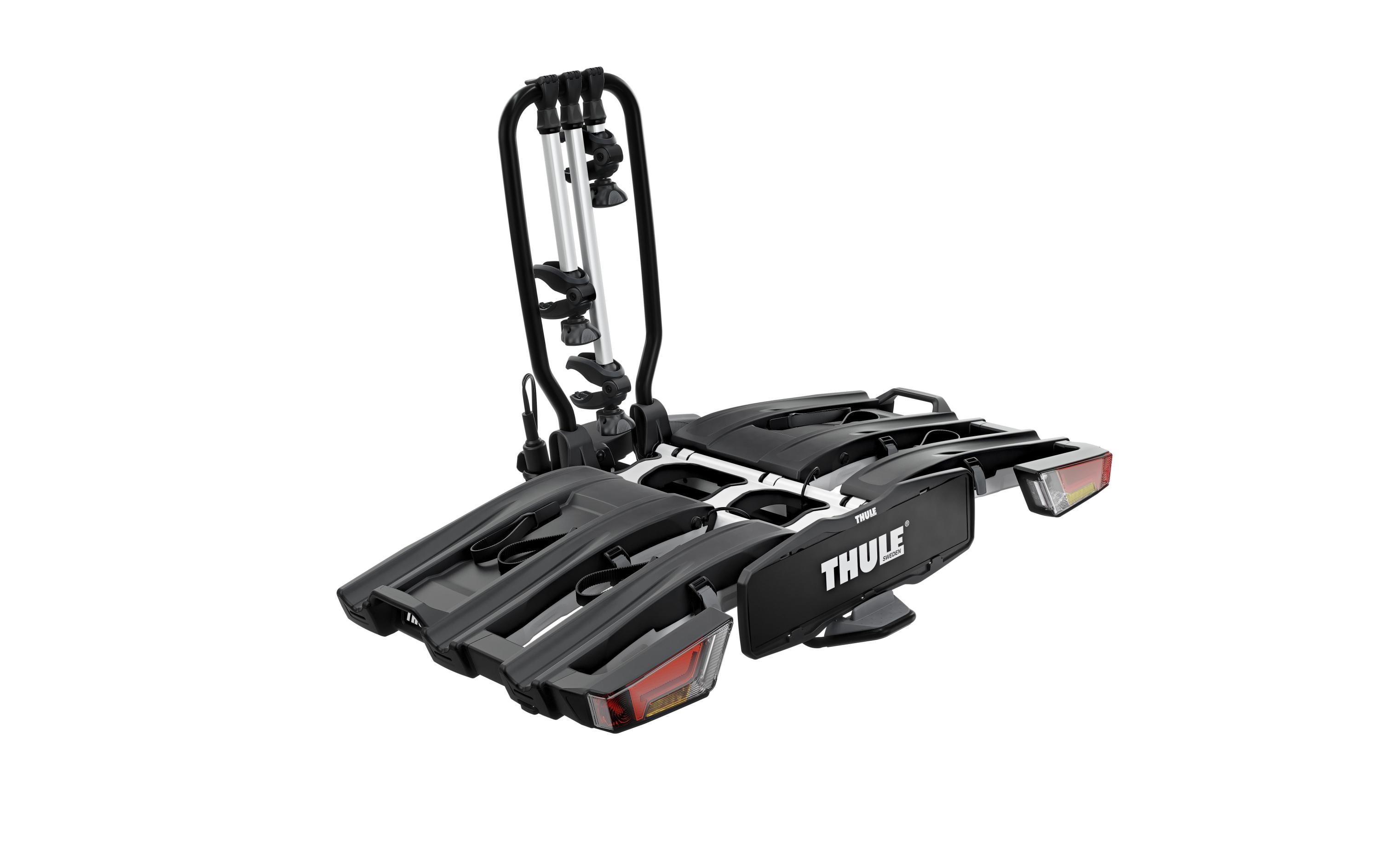 Anhängerkupplungsträger EasyFold XT 3<br>Komplett zusammenklappbare Fahrradträger für Anhängekupplung