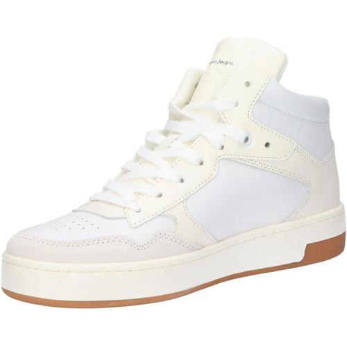 Calvin Klein Jeans - YW0YW00877 CUPSOLE MID LTH MONO Blanco