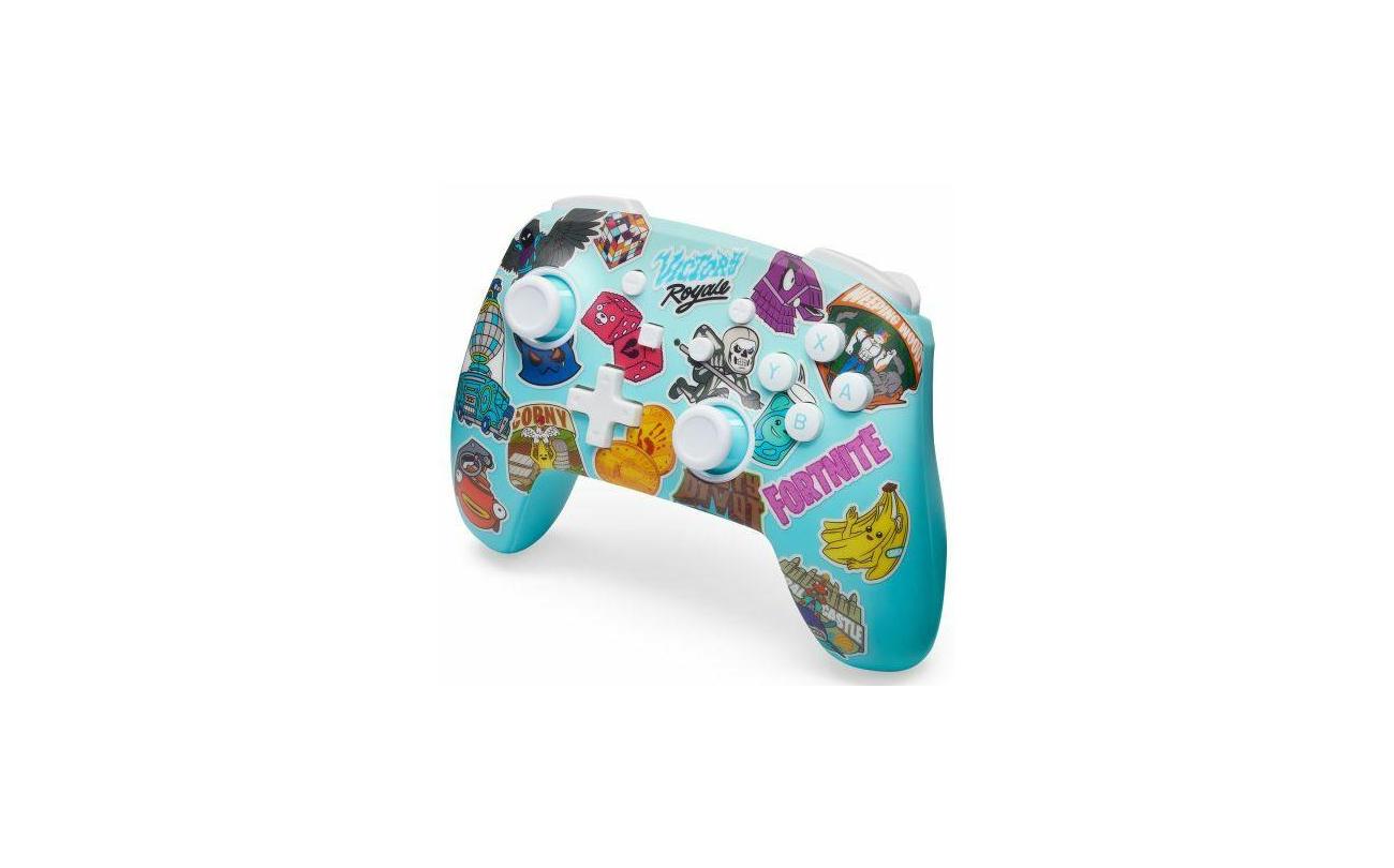 Switch PowerA Wireless Controller Fortnite Sticker Mania