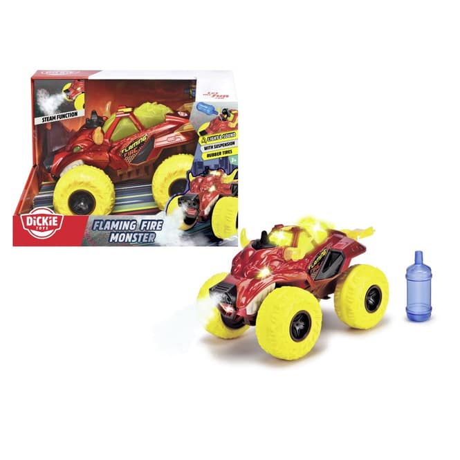 Dickie - Fahrzeug - Flaming Fire Monster