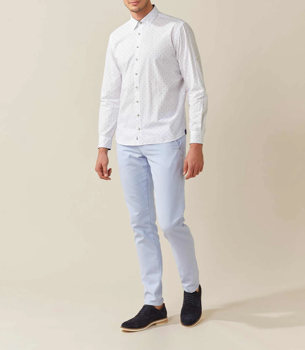 Chemise casual blanche 