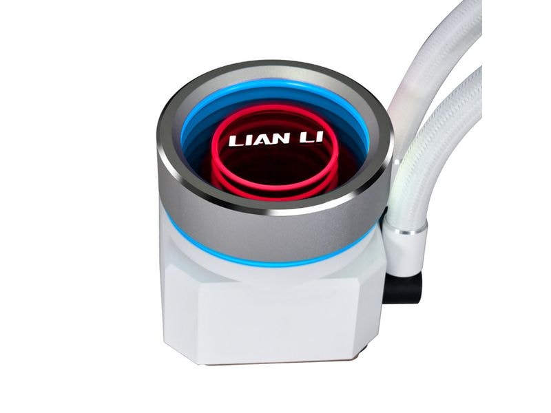 Lian Li Wasserkühlung Galahad II 360 Trinity Weiss Wasserkühler für Intel und AMD Prozessorsockel mit leisen RGB-Lüftern