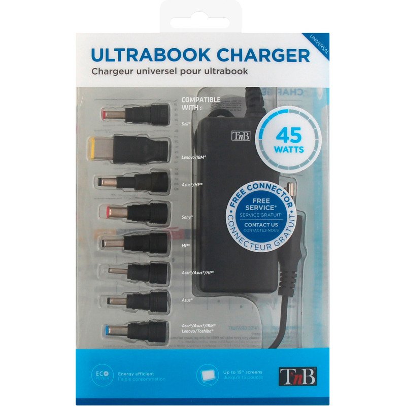 Chargeur universelle pour ordinateur jusqu'au 14''