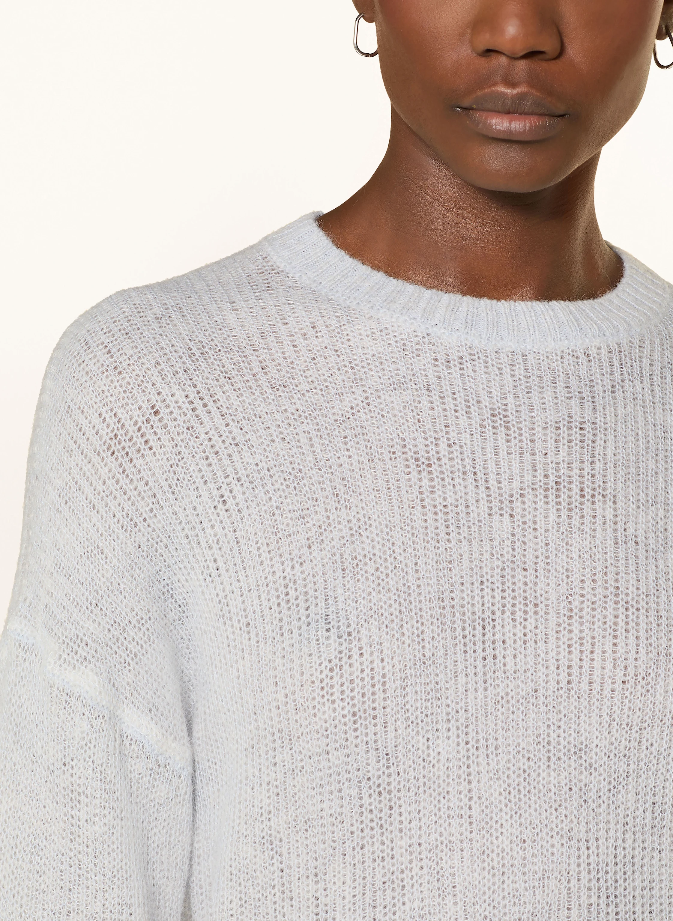 PESERICO Pullover mit Alpakaund Glitzergarn