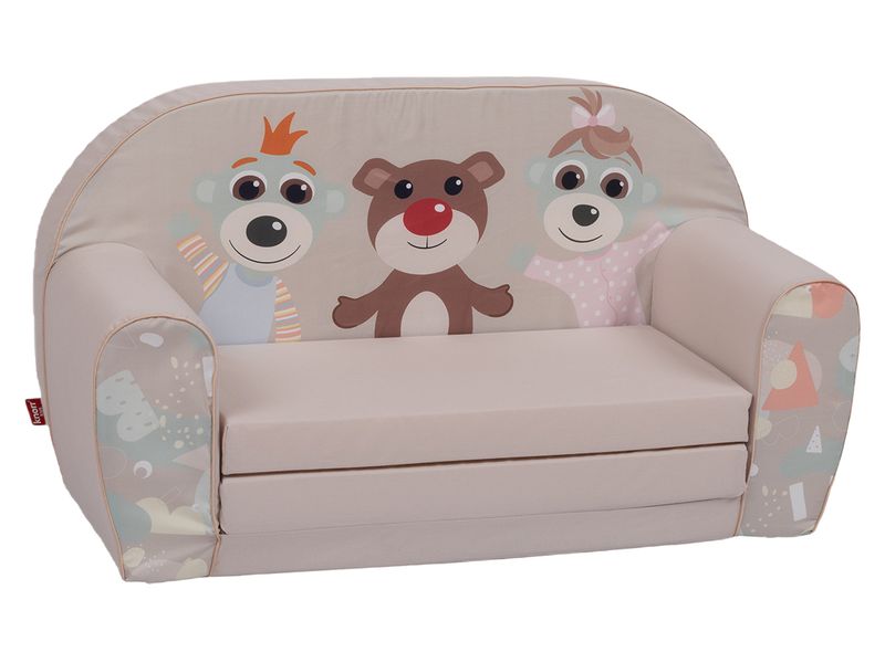 Knorrtoys Kindersofa «Babies and the bear» Ausklappbares Kindersofa
