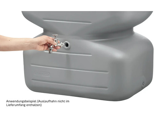 Regenton GARANTIA Cubus 700 l betongrijs