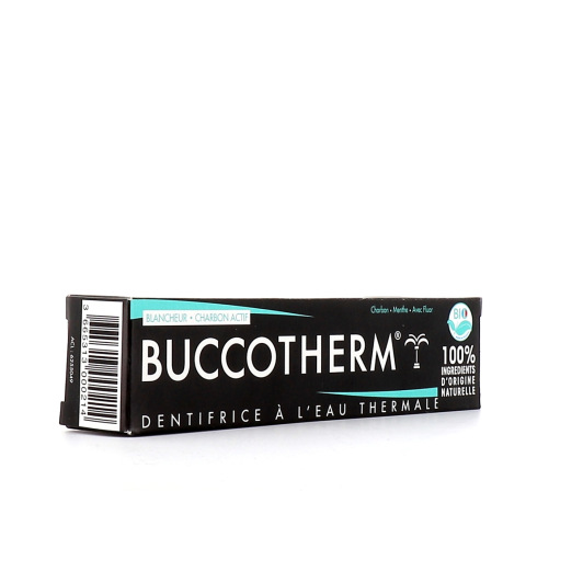 Dentifrice à l'Eau Thermale Blancheur Charbon Buccotherm