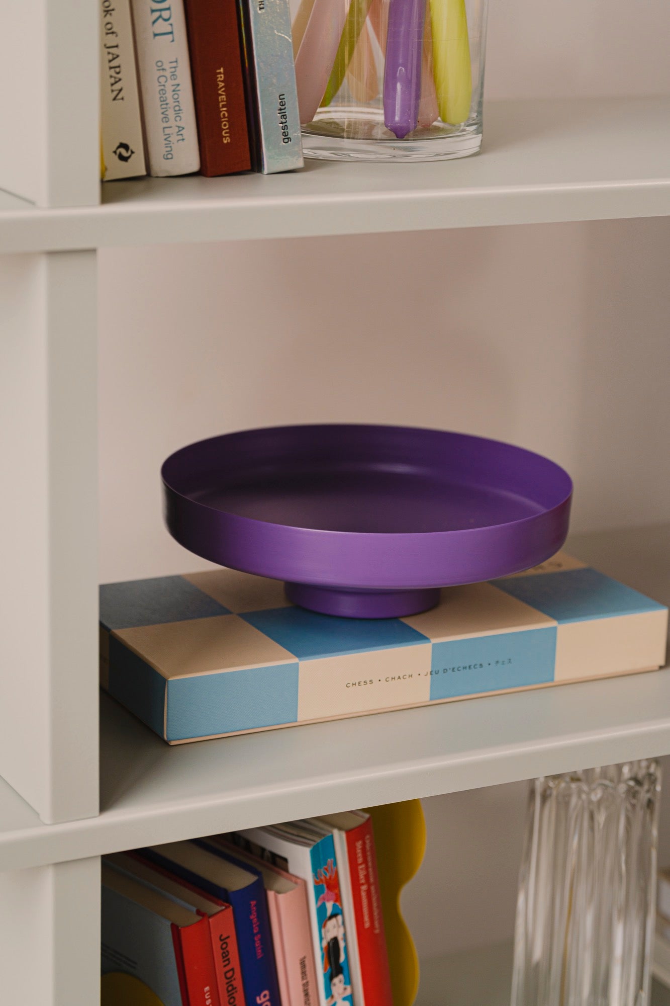 noo.ma VILU Stalen kom - Iris Violet