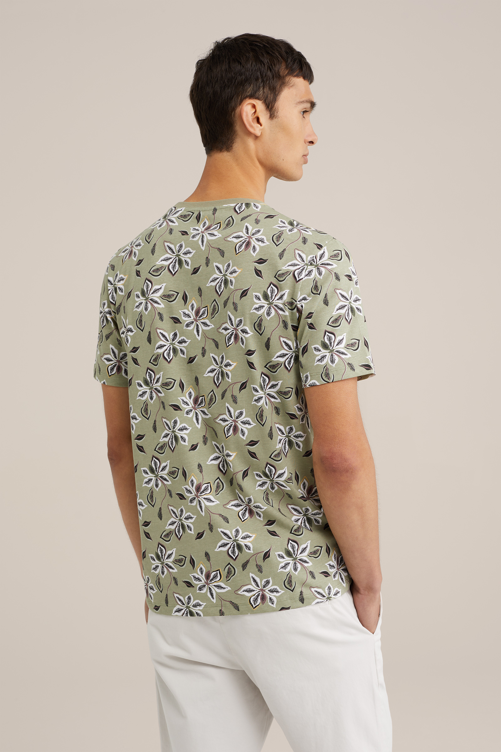 T-shirt met dessin WE Fashion Lichtgroen