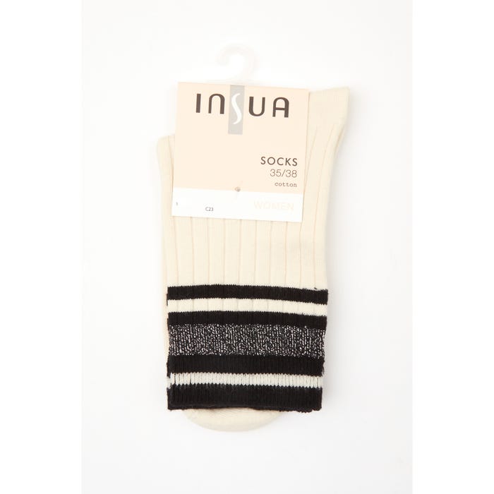 inSua-Sokken effen met glitter -InSua