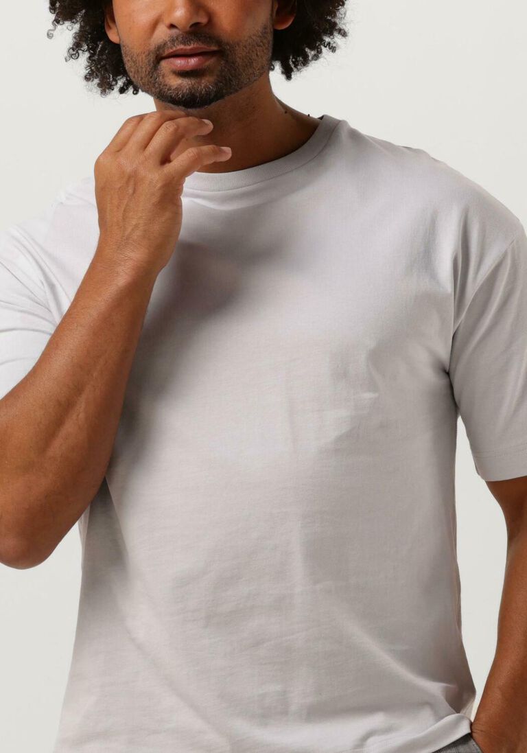 DRYKORN lichtgrijze drykorn t-shirt tommy 522090