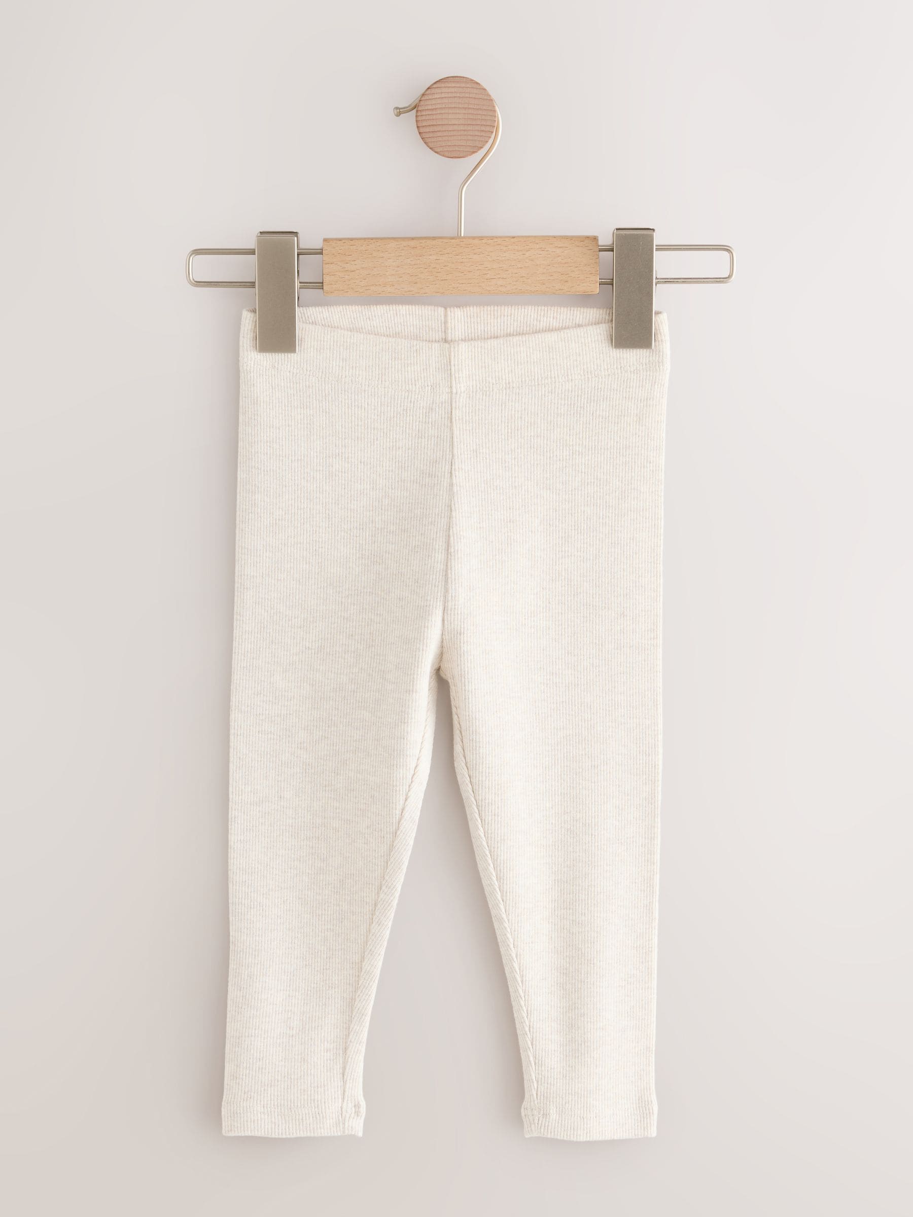 Bloemenmotief - Verpakking van 5 geribbelde Leggings (3mnd -7jr)