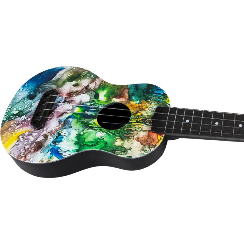Flight Ultra Travel Series UTS-42 Underwater kunststof sopraan ukelele met hoes