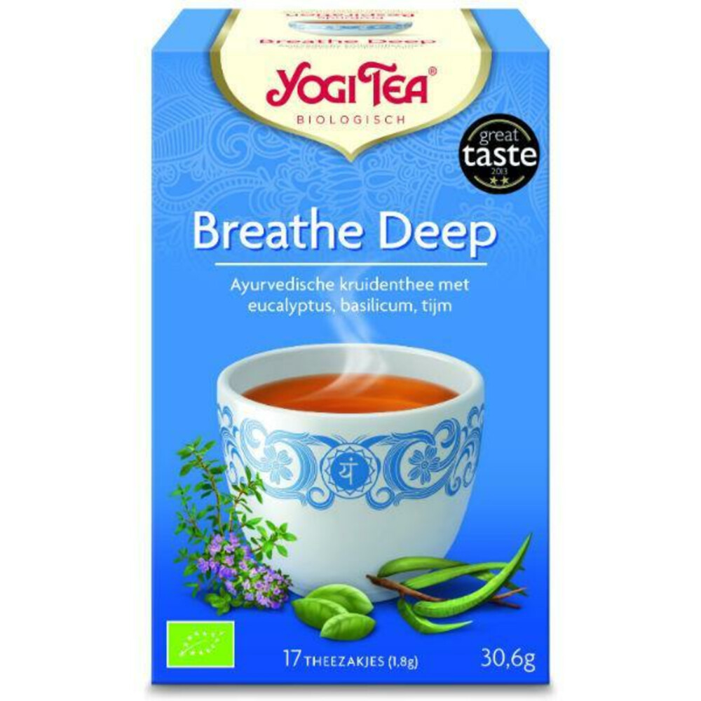 Yogi tea Breathe DeepBiologisch17 stuks