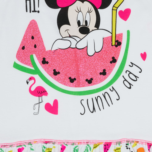 TEAM HEROES  - MINNIE DRESS - Blanc