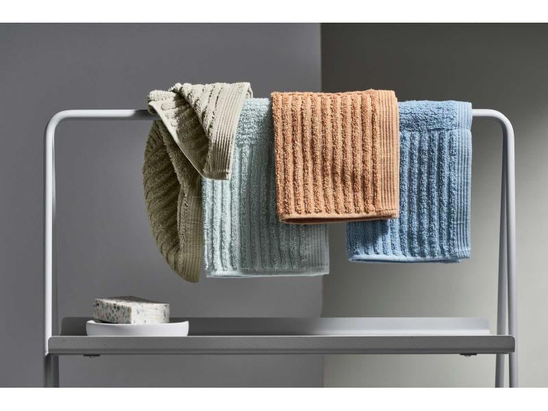 Zone Denmark Waschlappen Classic 30 x 30 cm, Anthrazit Waschtuch aus 100% Baumwolle