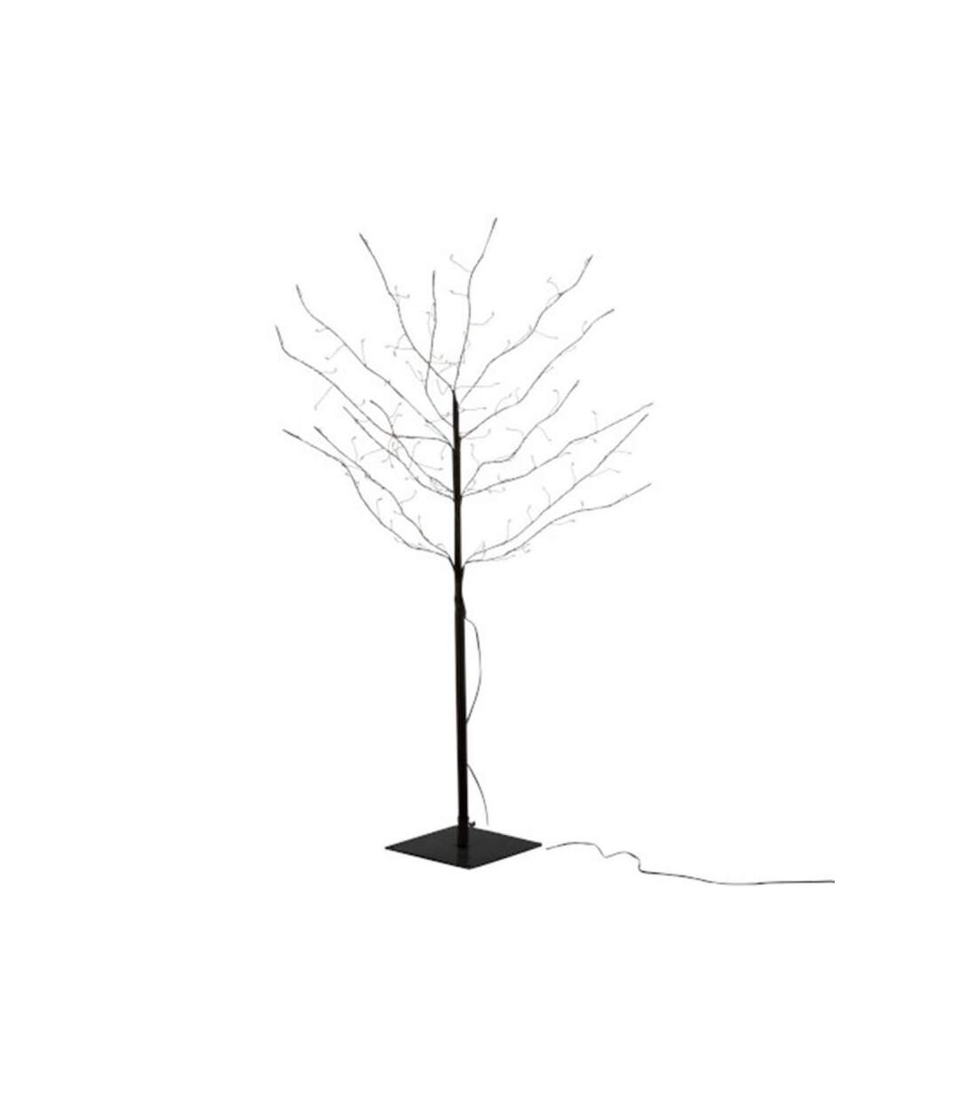 Paris Prix - Plante Artificielle Déco Led arbre Nu 100cm Noir