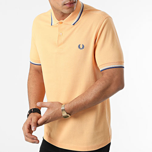Polo Manches Courtes Twin Tipped M3600 Orange