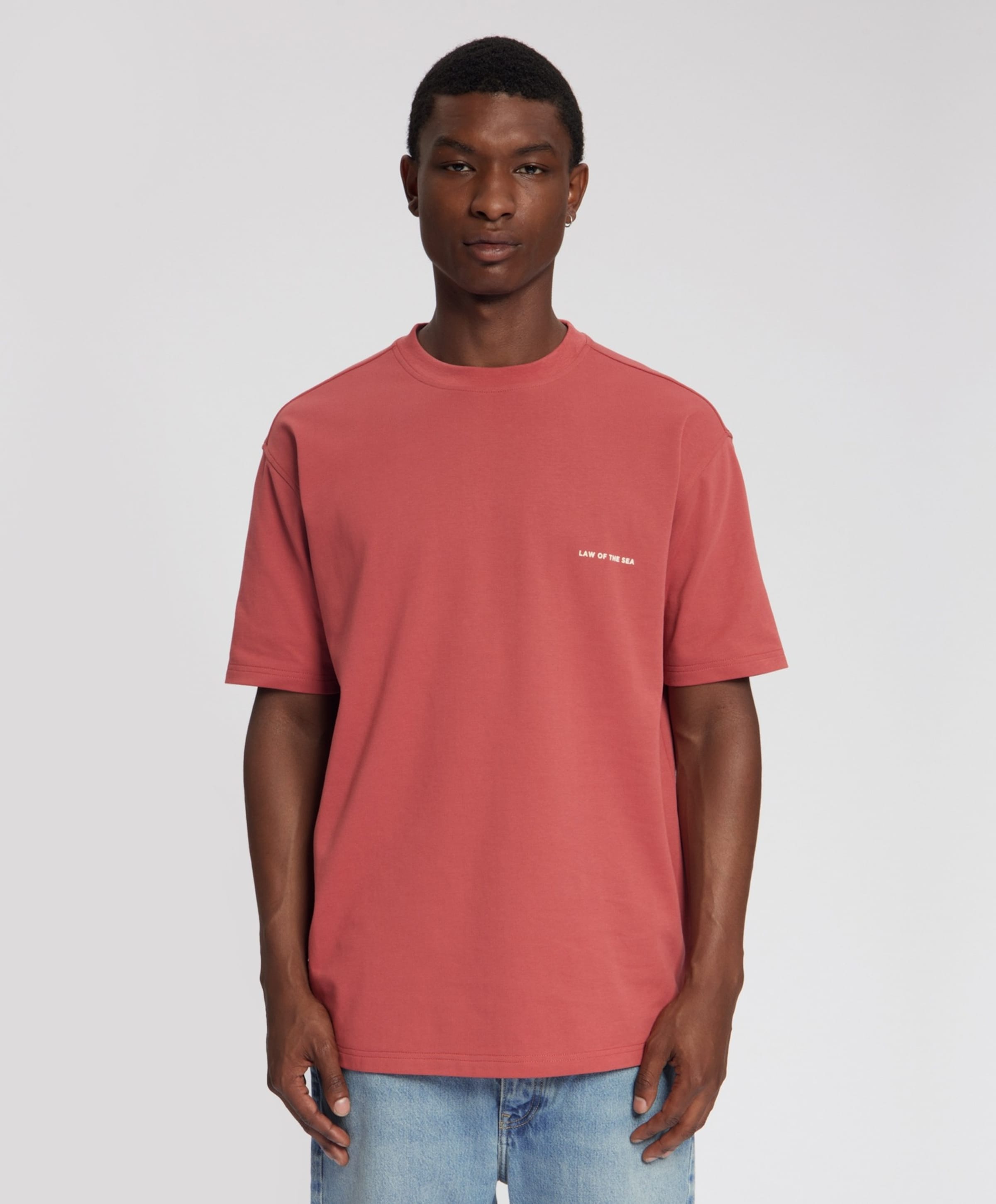 Law of the Sea Heren T-shirt rood
