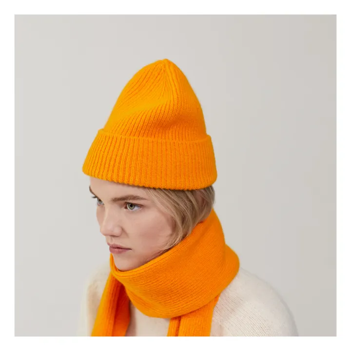 Le Bonnet Amsterdam Bonnet Laine et Angora | Orange