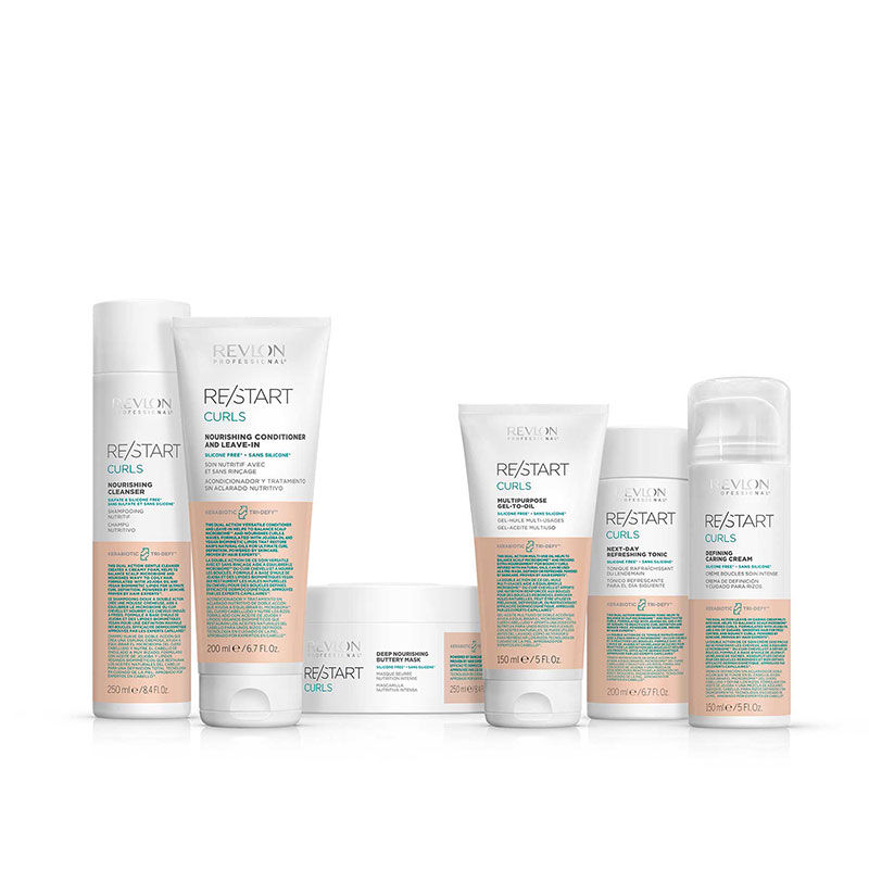 Gel-huile multi-usages cheveux bouclés frisés Restart Curls