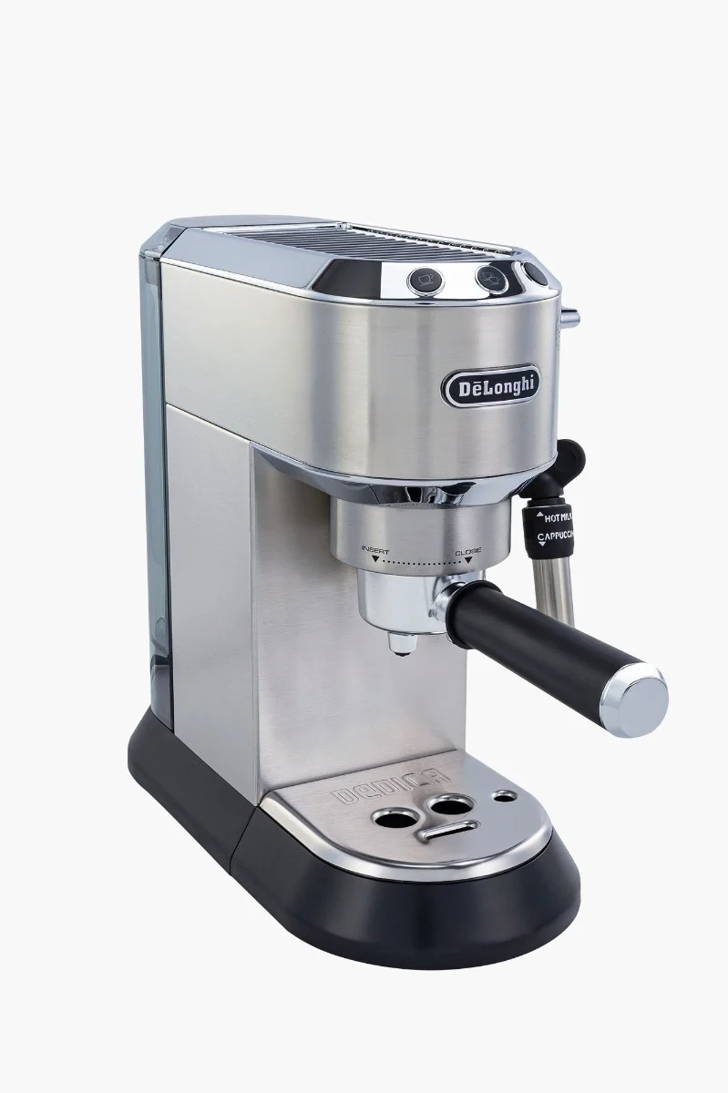 DeLonghi Dedica EC 685 Siebträgermaschine, Silber/Edelstahl