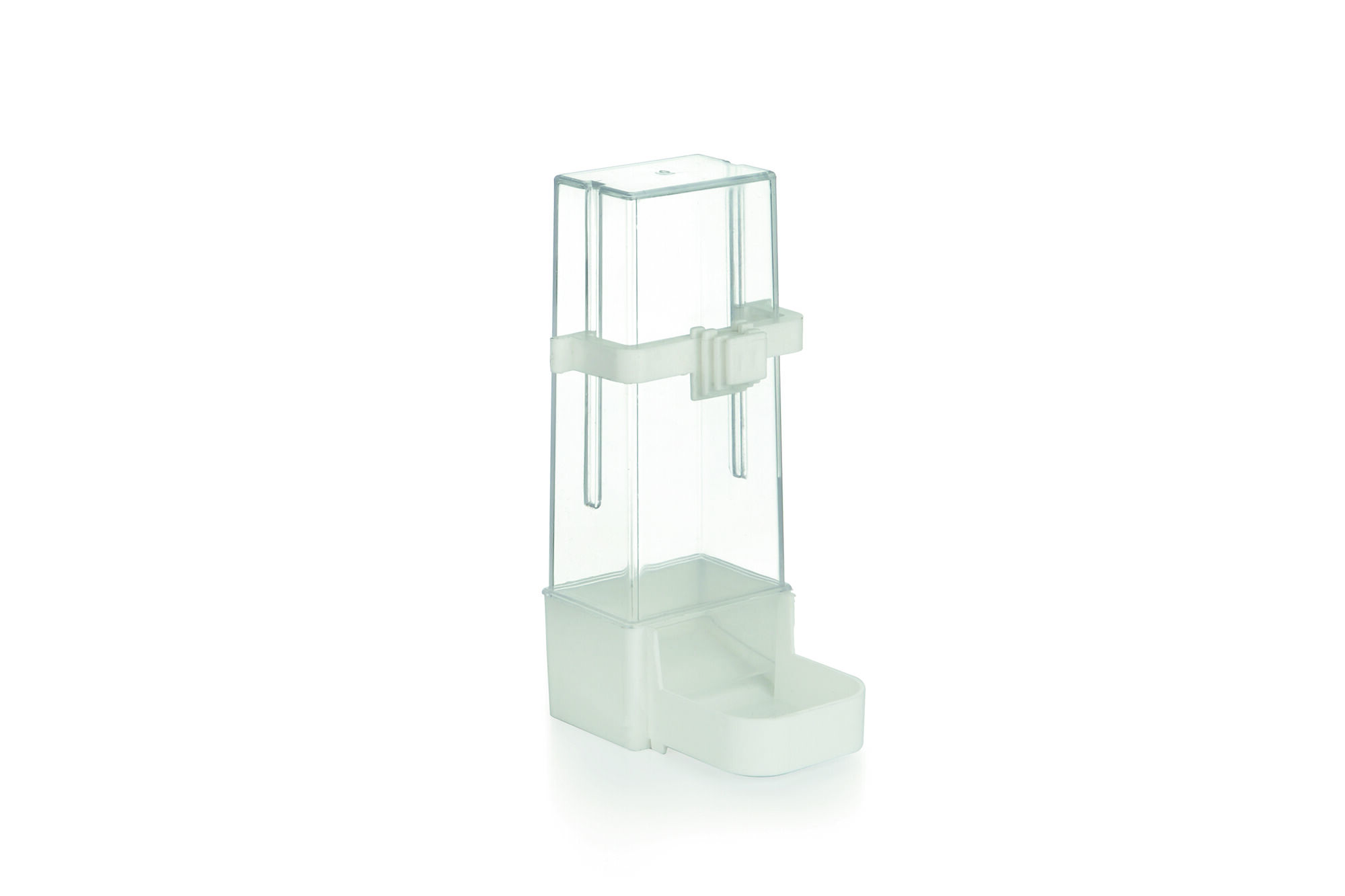 Beeztees Voeder en drinkfontein Parkiet - Vogel accessoires - Wit