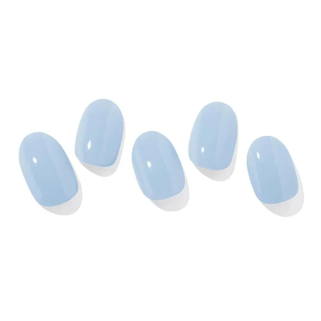 Semi Cured Gel Nail Strips N Cream Sky