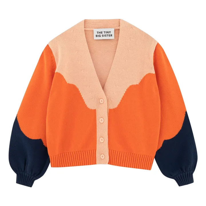 The Tiny Big Sister Cardigan Nora | Orange
