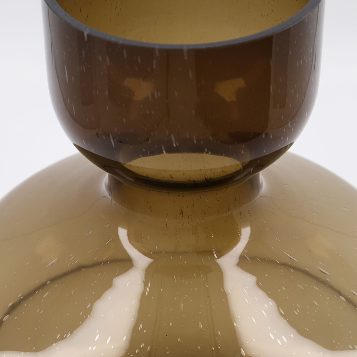 House Doctor - Vase - Organi - Glas - Amber - 35 CM