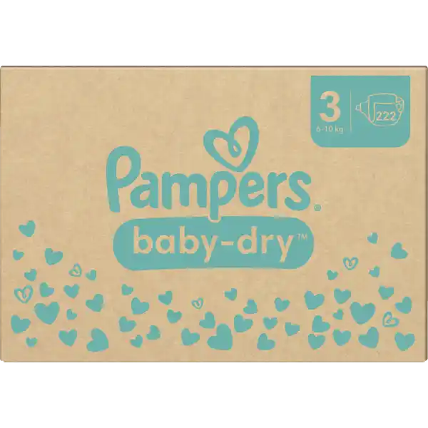 Baby Dry Windeln Gr. 3 (6-10kg) Monatsbox
