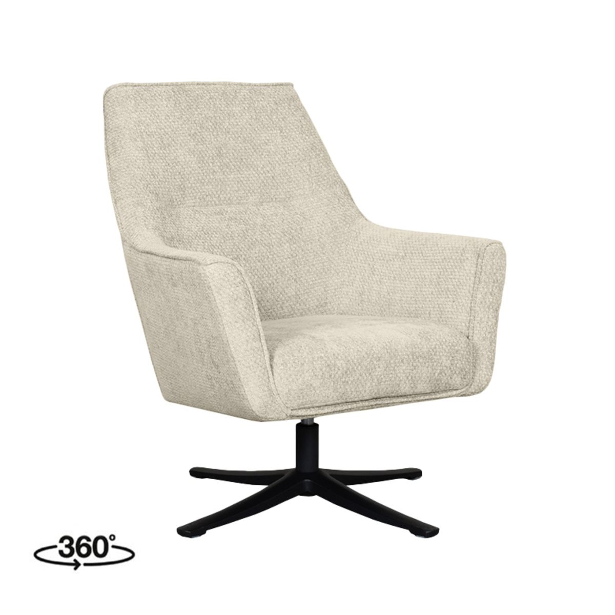 Draaifauteuil Rodney-naturel