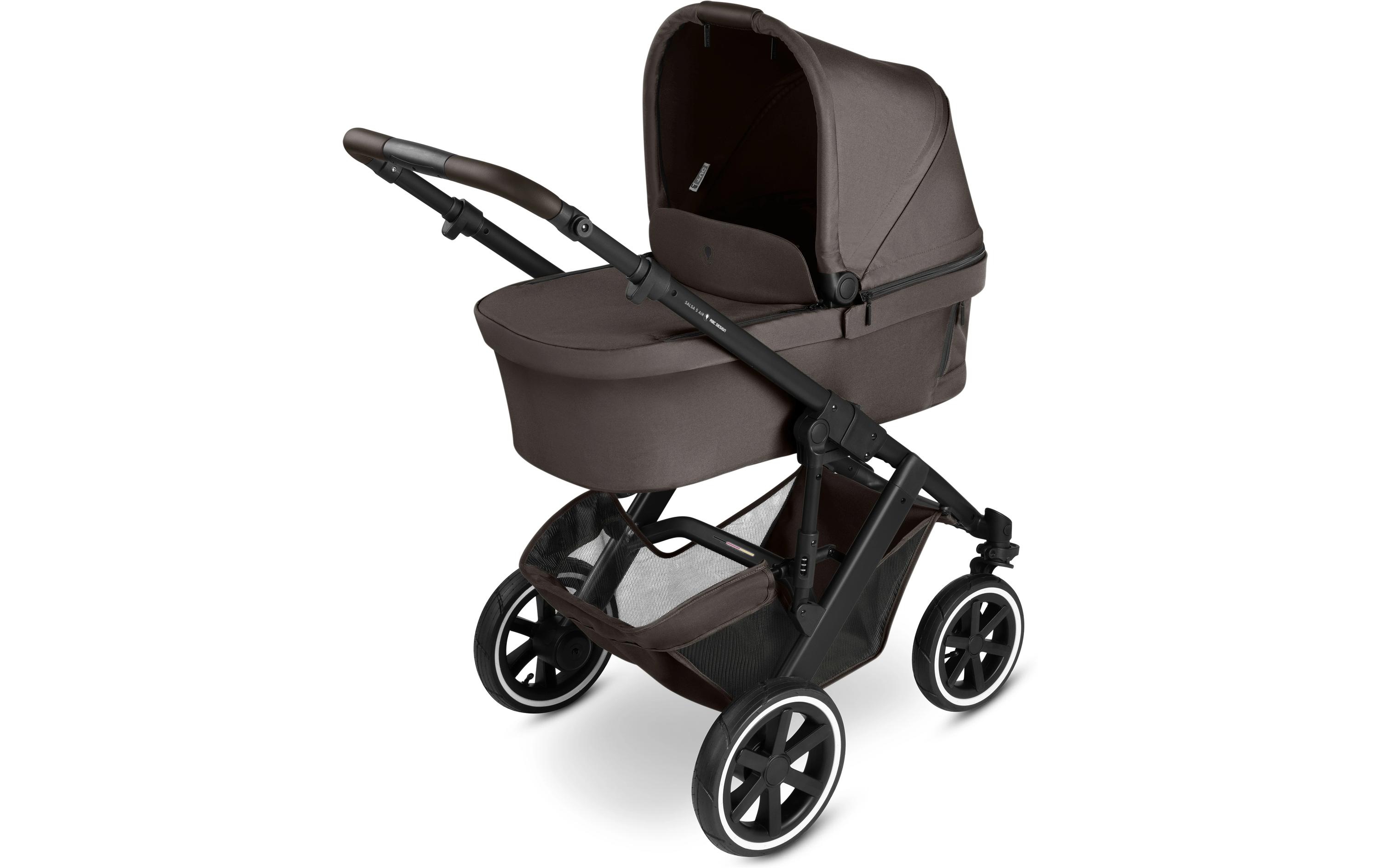 Kinderwagenset Salsa 5 Air Teddy<br>3in1 Kinderwagen mit Babywanne, Sportsitz und Babyschale