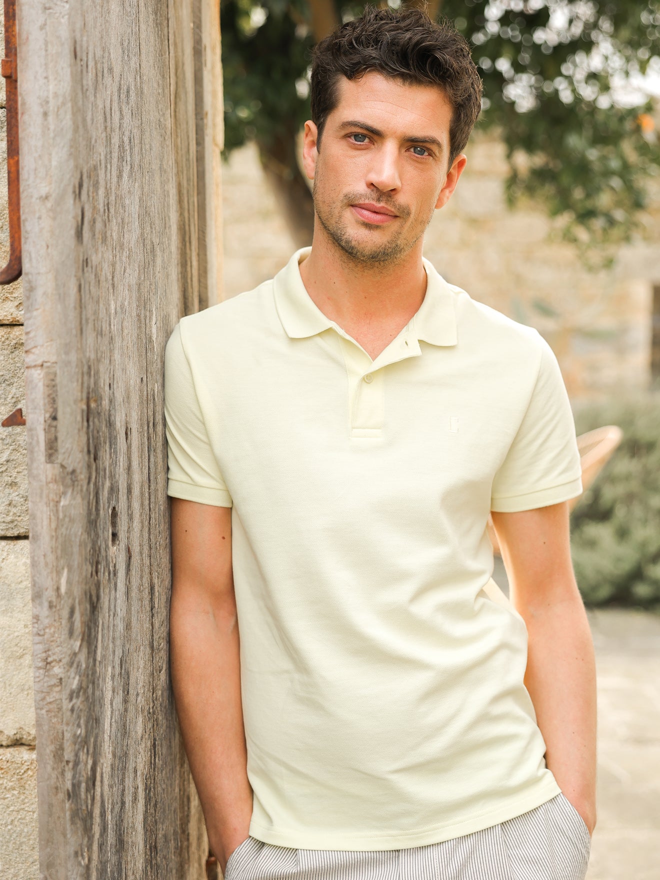Polo maille piquée homme - coton bio